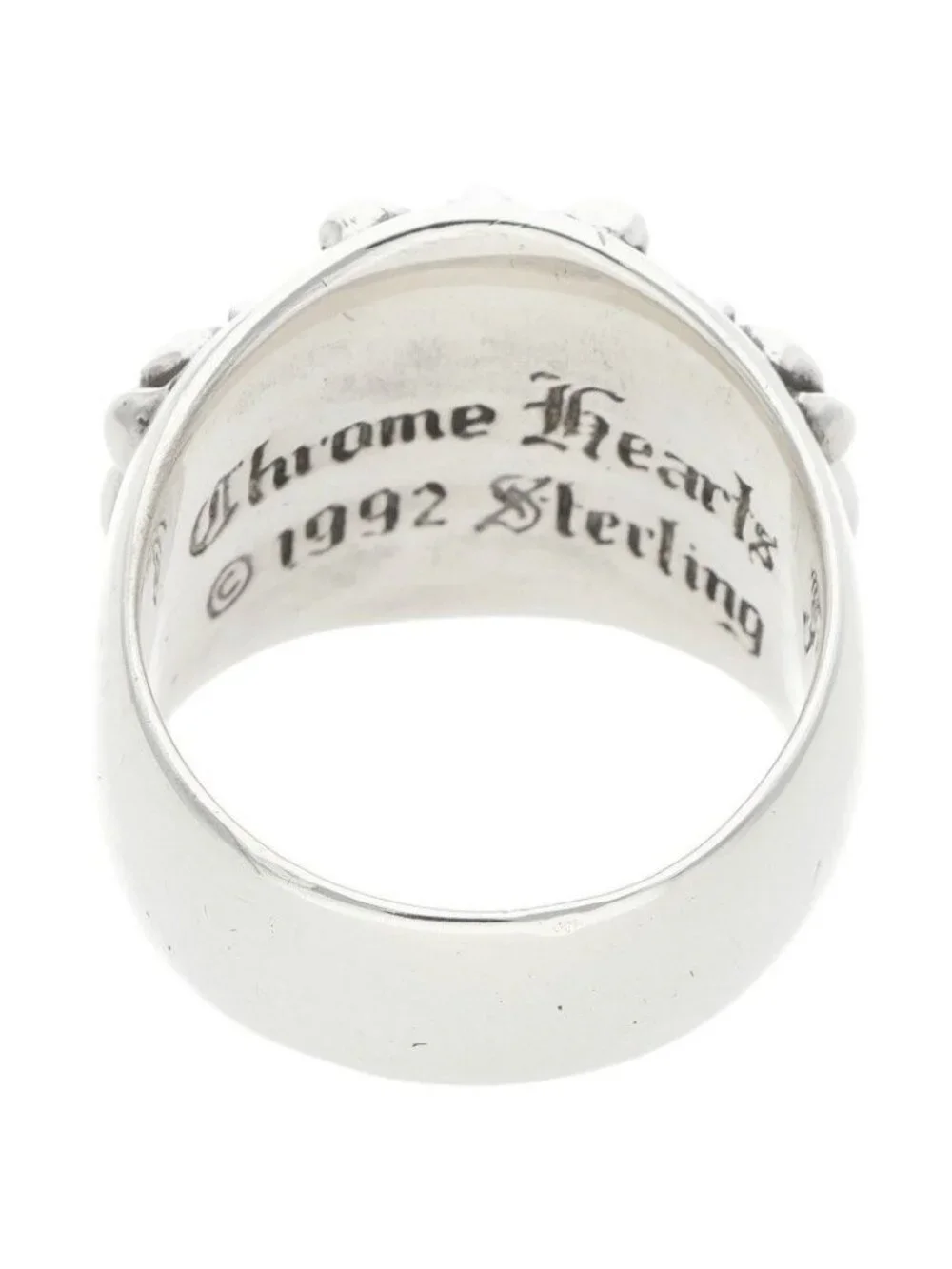 Chrome Hearts Keeper Silver Ring